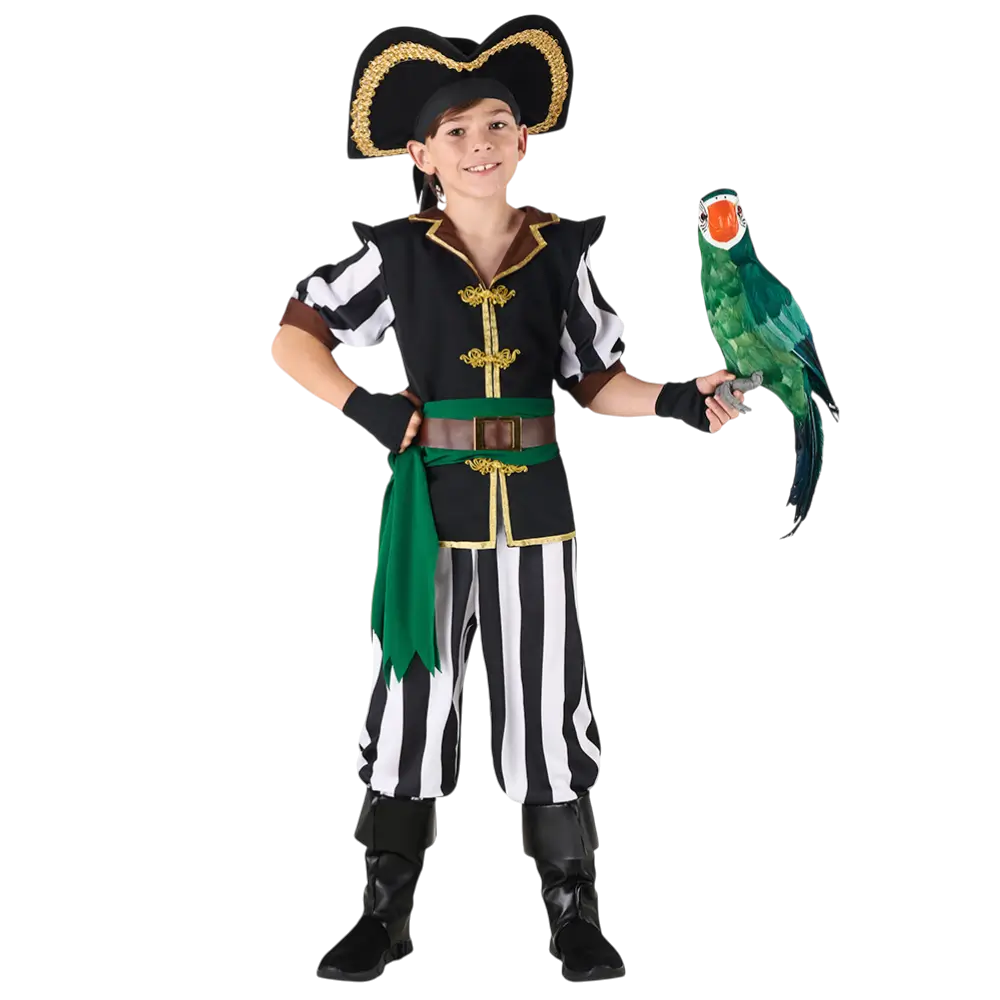 Piratenkostuum voor jongens 7-9 jaar - Kindercarnaval Corsair Kostuum