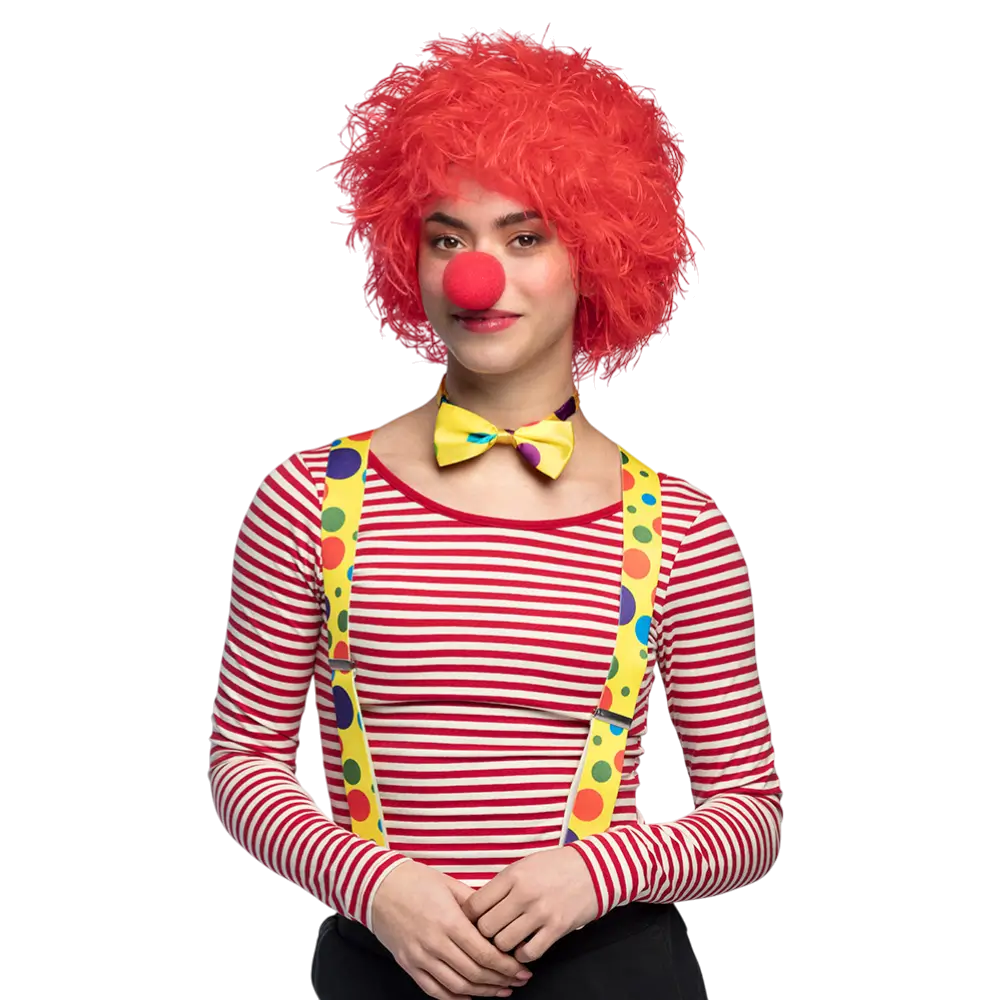 Complete clownsset voor kinderen - accessoires vermomming carnaval feest