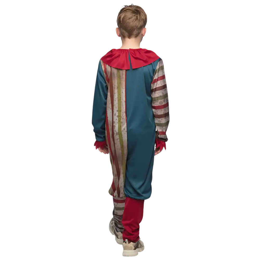 Boze clown vermomming voor kinderen van 7-9 jaar - eng Halloween kostuum