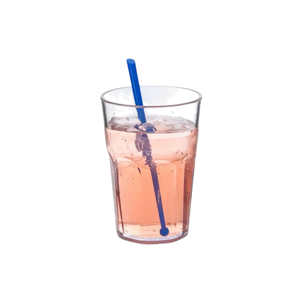 16cm Blauwe PP PILLON Cocktail Roerstaaf - Herbruikbaar (Verpakking van 100)