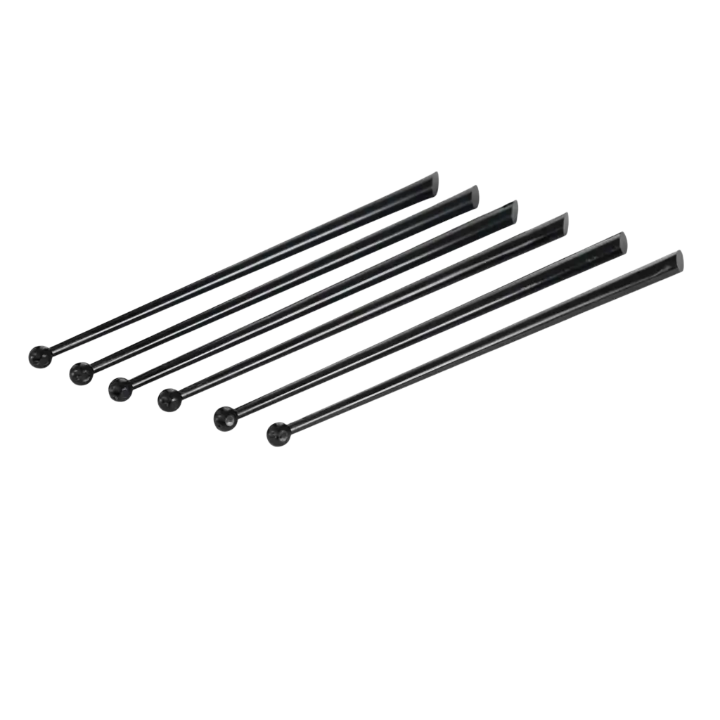 PILLON Cocktail Roerstaaf 16cm in zwart PP - Herbruikbaar (Verpakking van 100)