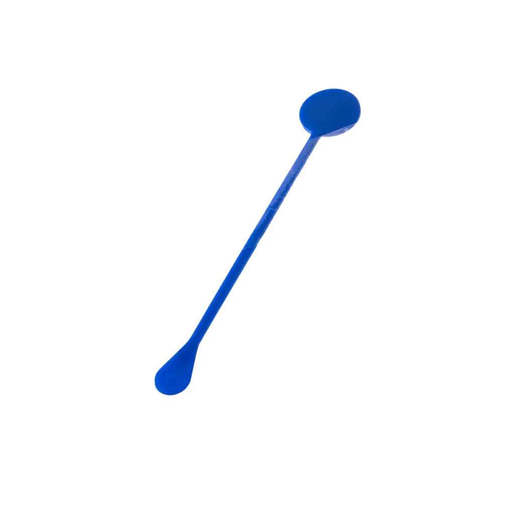 17cm Blauwe PP Cocktail roerstaaf (Mojito, CaÏpi) - Herbruikbaar (Verpakking van 100)