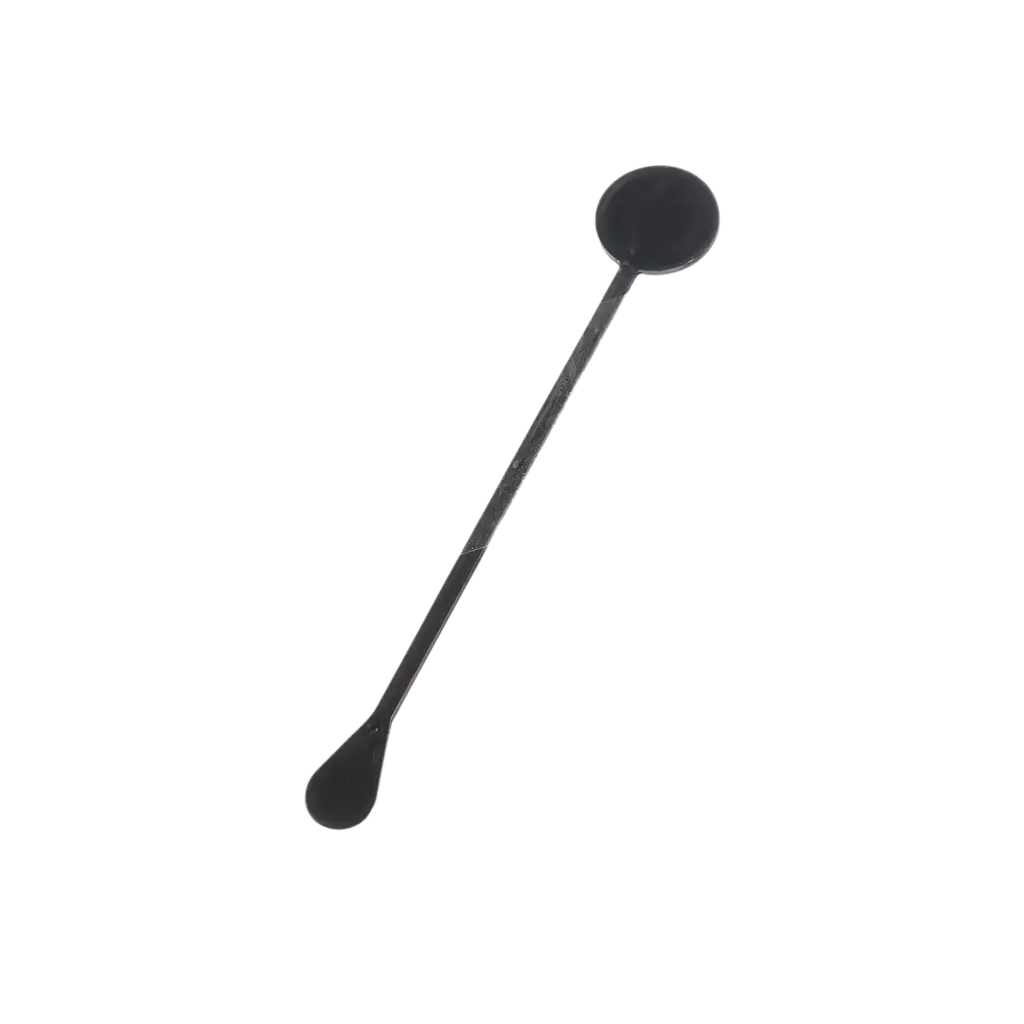 17cm Zwarte PP Cocktail roerstaaf (Mojito, Caïpi) - Herbruikbaar (Verpakking van 100)