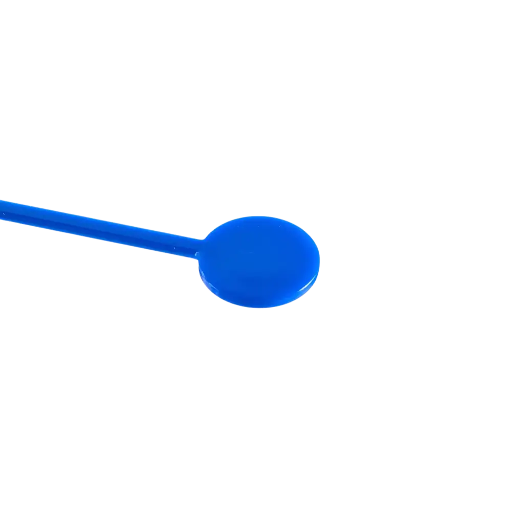 Cocktail roerstaaf 22cm in blauw PP - Herbruikbaar (Verpakking van 100)