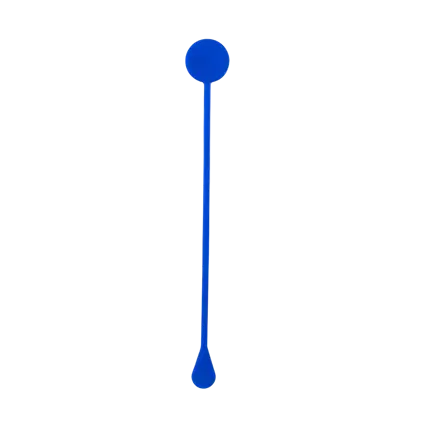Cocktail roerstaaf 22cm in blauw PP - Herbruikbaar (Verpakking van 100)