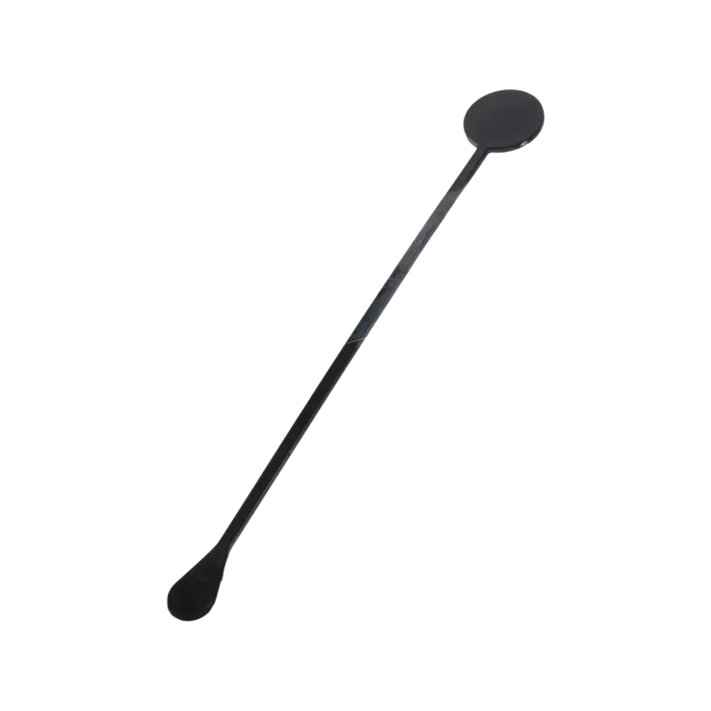Cocktail roerstaaf 22cm in zwart PP - herbruikbaar (Verpakking van 100)