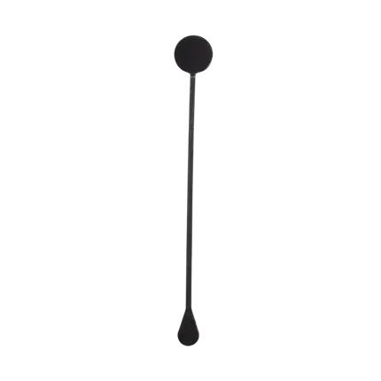 Cocktail roerstaaf 22cm in zwart PP - herbruikbaar (Verpakking van 100)