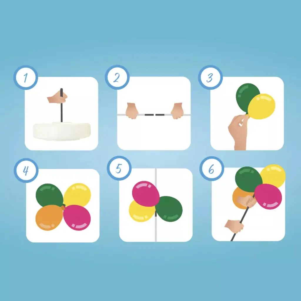 Ballonboog structuur - 3m x 3m