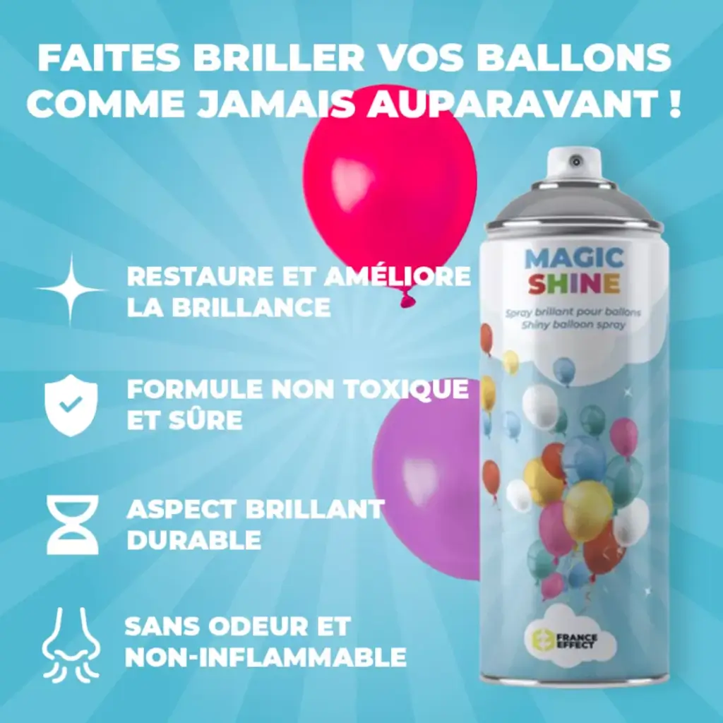 Magic Shine® - Glansspray voor latex ballonnen - 500ml