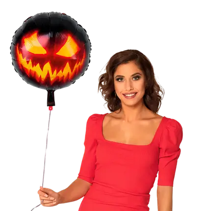 Halloween enge pompoen ballon