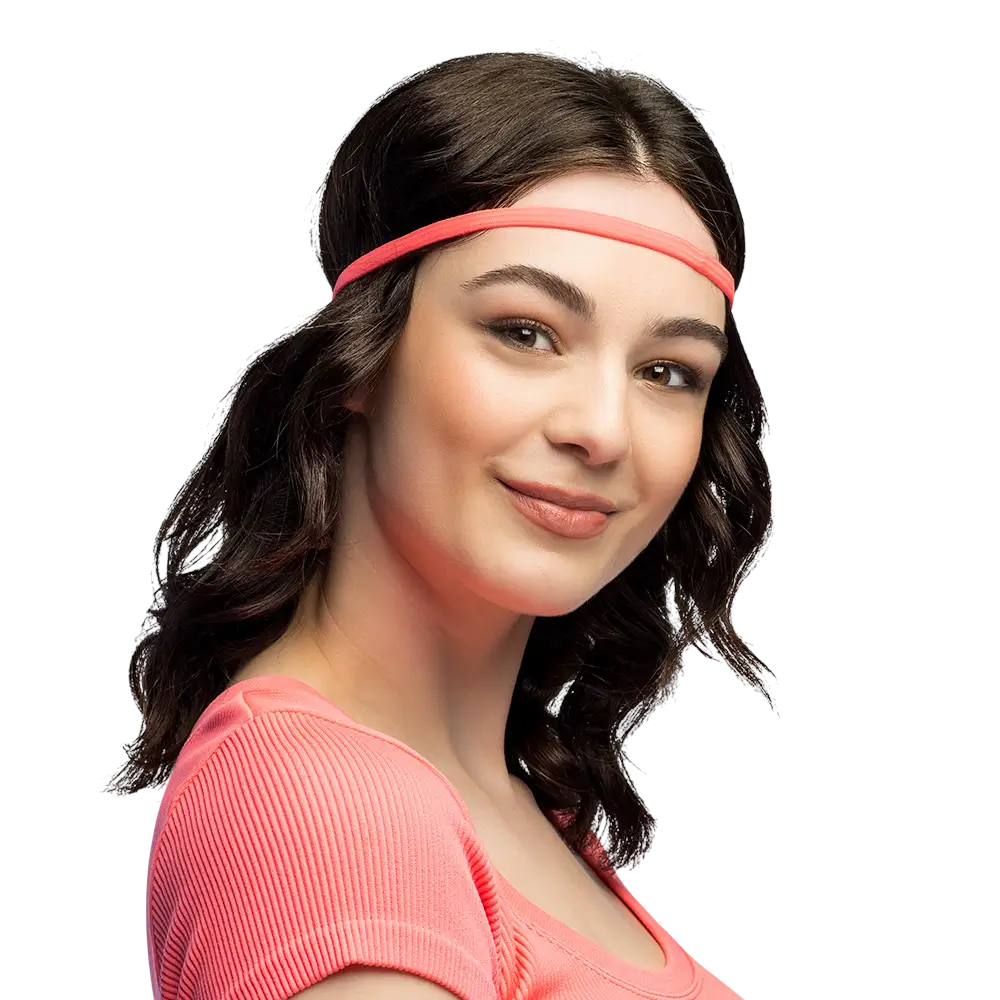 4 Neon elastische hoofdbanden