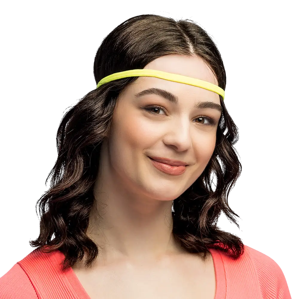 4 Neon elastische hoofdbanden