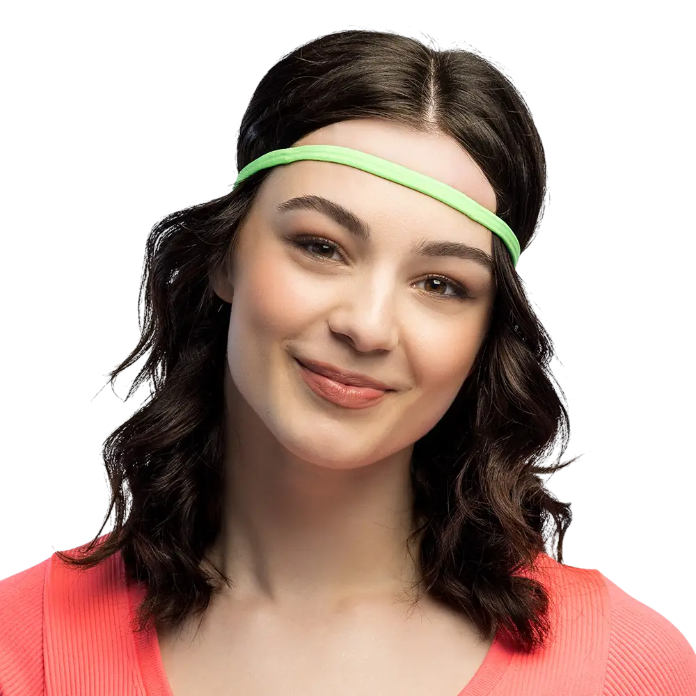 4 Neon elastische hoofdbanden