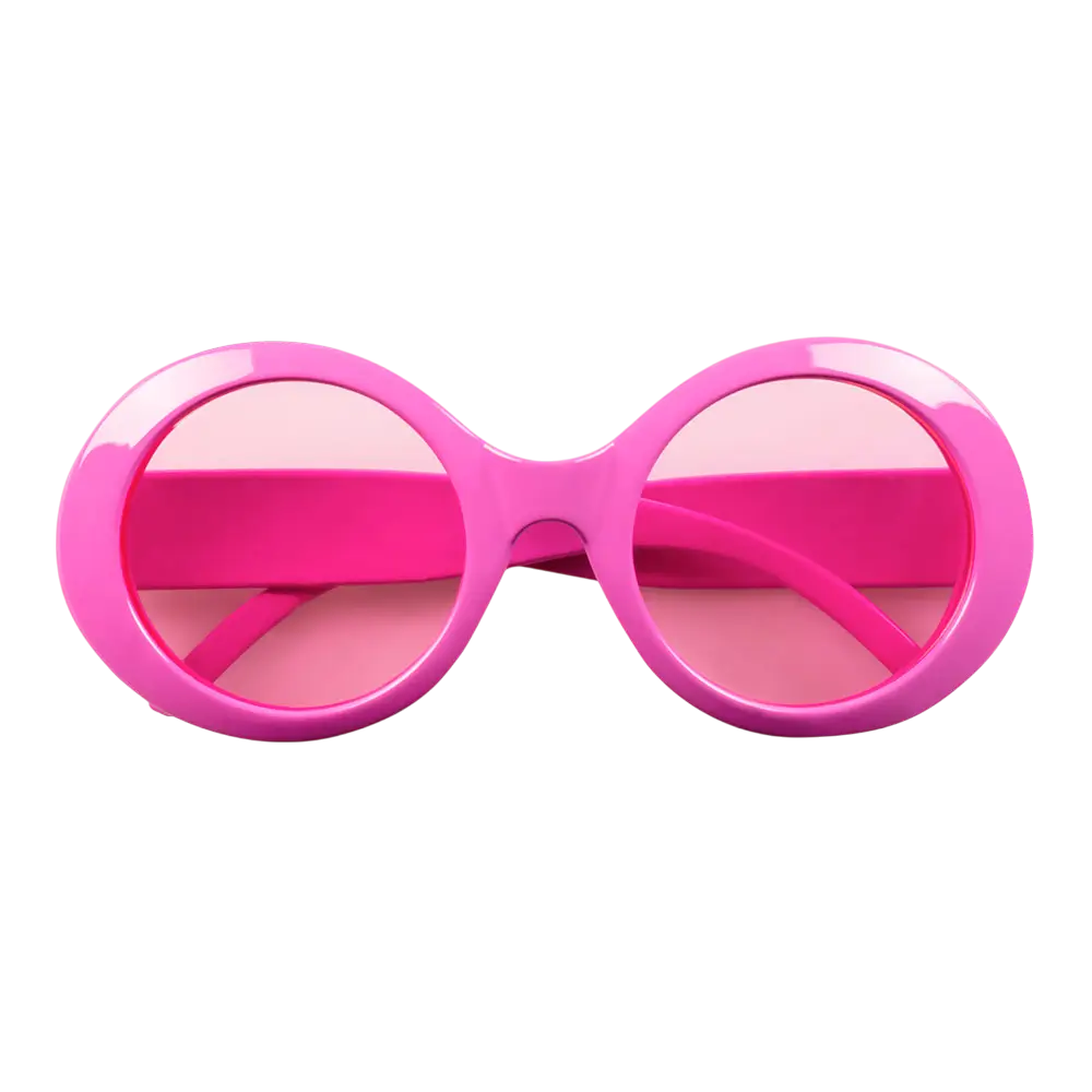 Jackie neon roze zonnebril