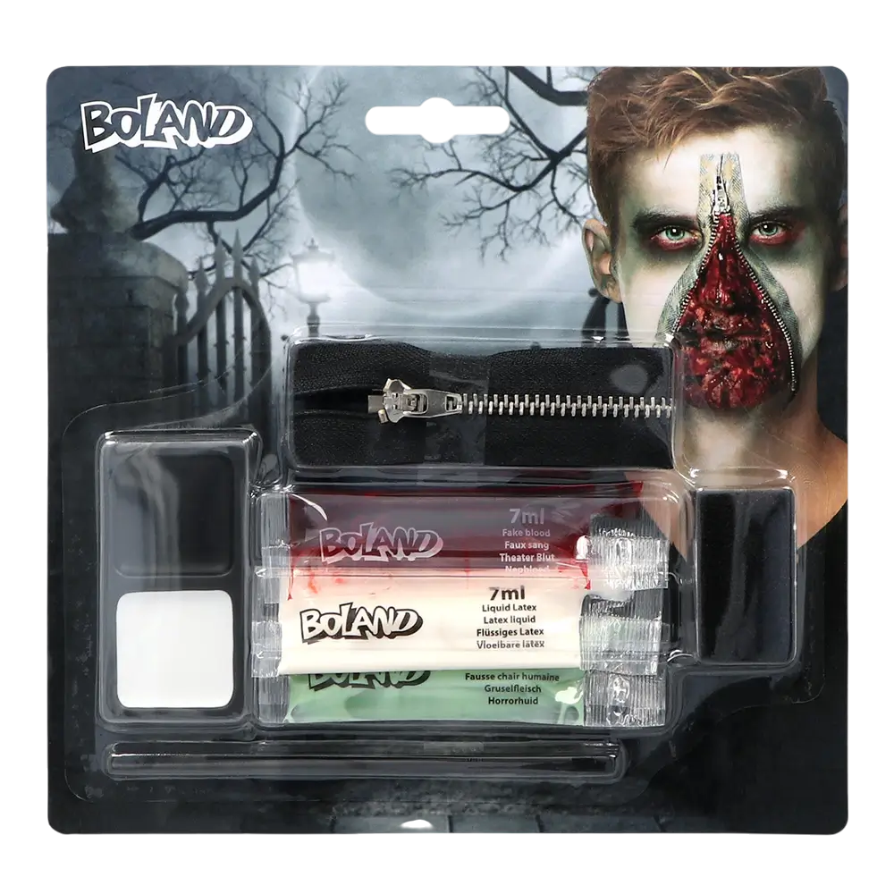 Zombie rits make-up kit