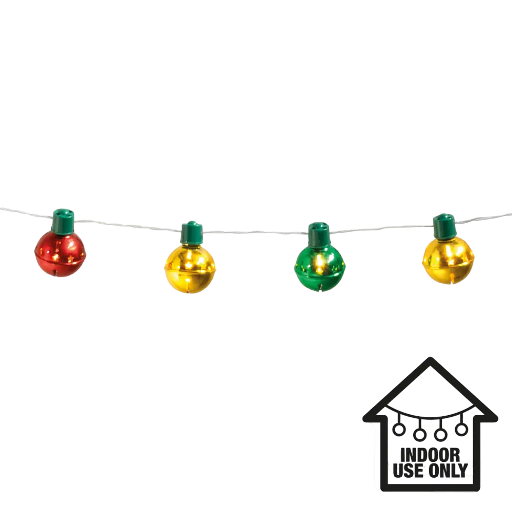 LED-strengverlichting met kerstklokken