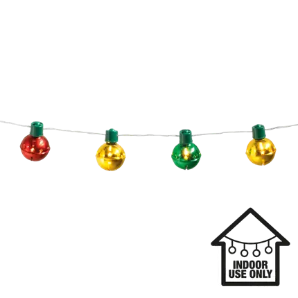 LED-strengverlichting met kerstklokken