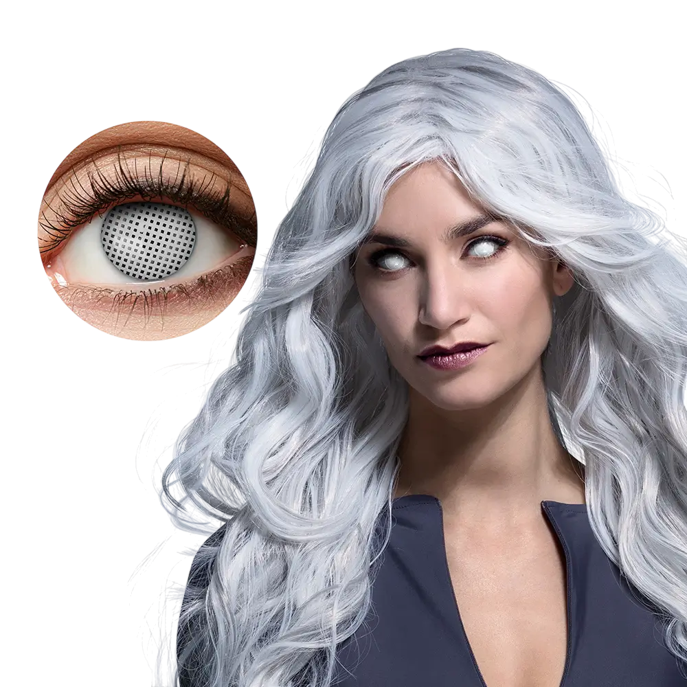 Mystiek witte Halloween lenzen 12 maanden