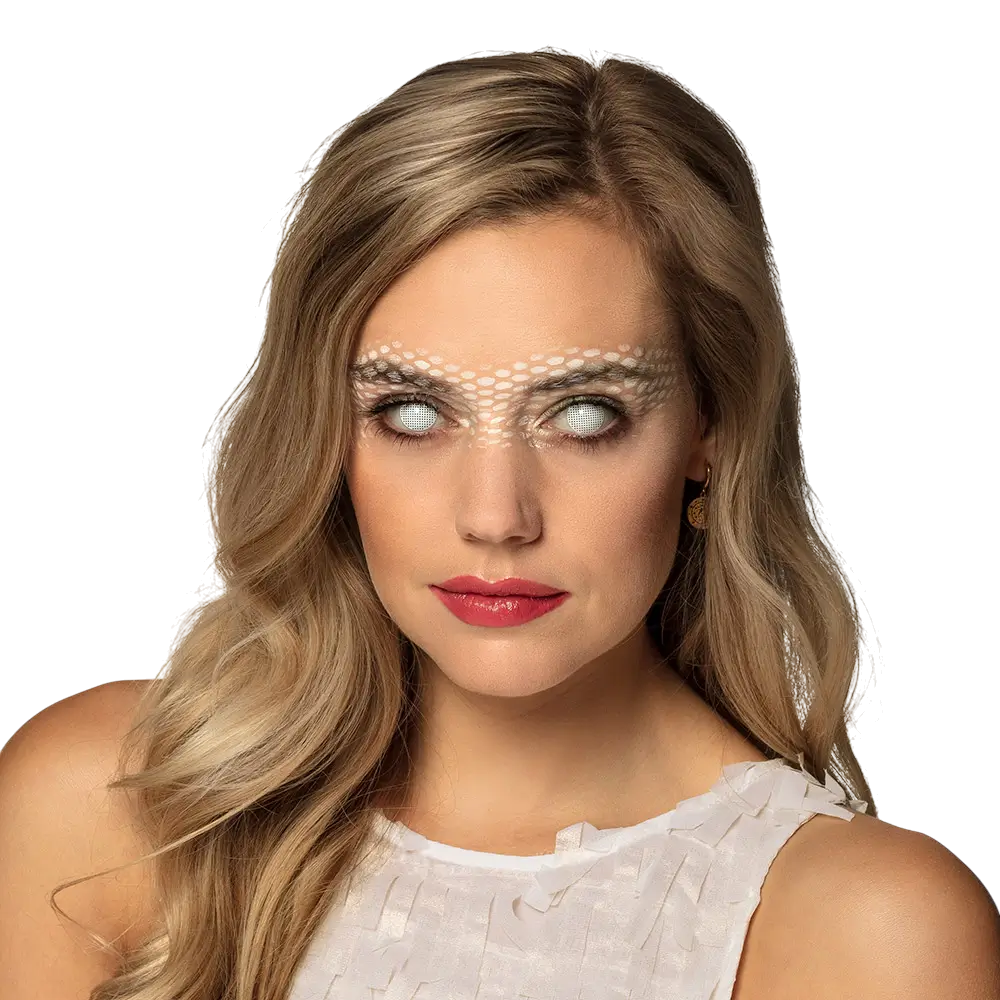 Mystiek witte Halloween lenzen 12 maanden