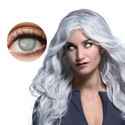 Mystiek witte Halloween lenzen 12 maanden