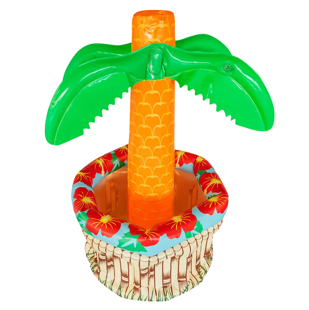 Opblaasbare palm ijsemmer 62 cm