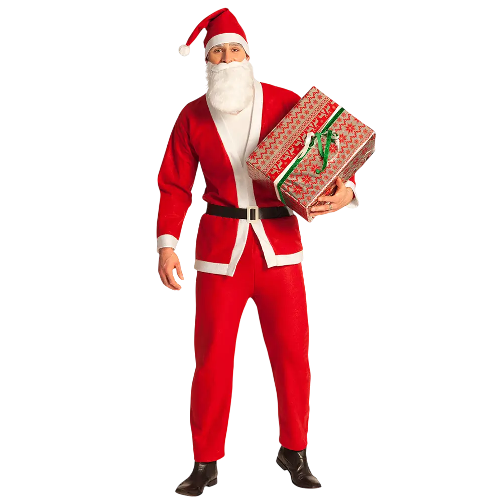 Volwassen kerstman vermomming