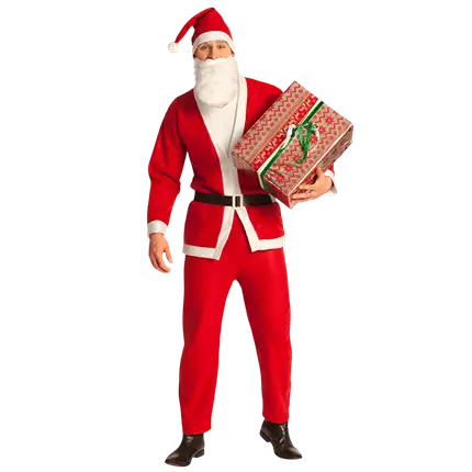 Volwassen kerstman vermomming