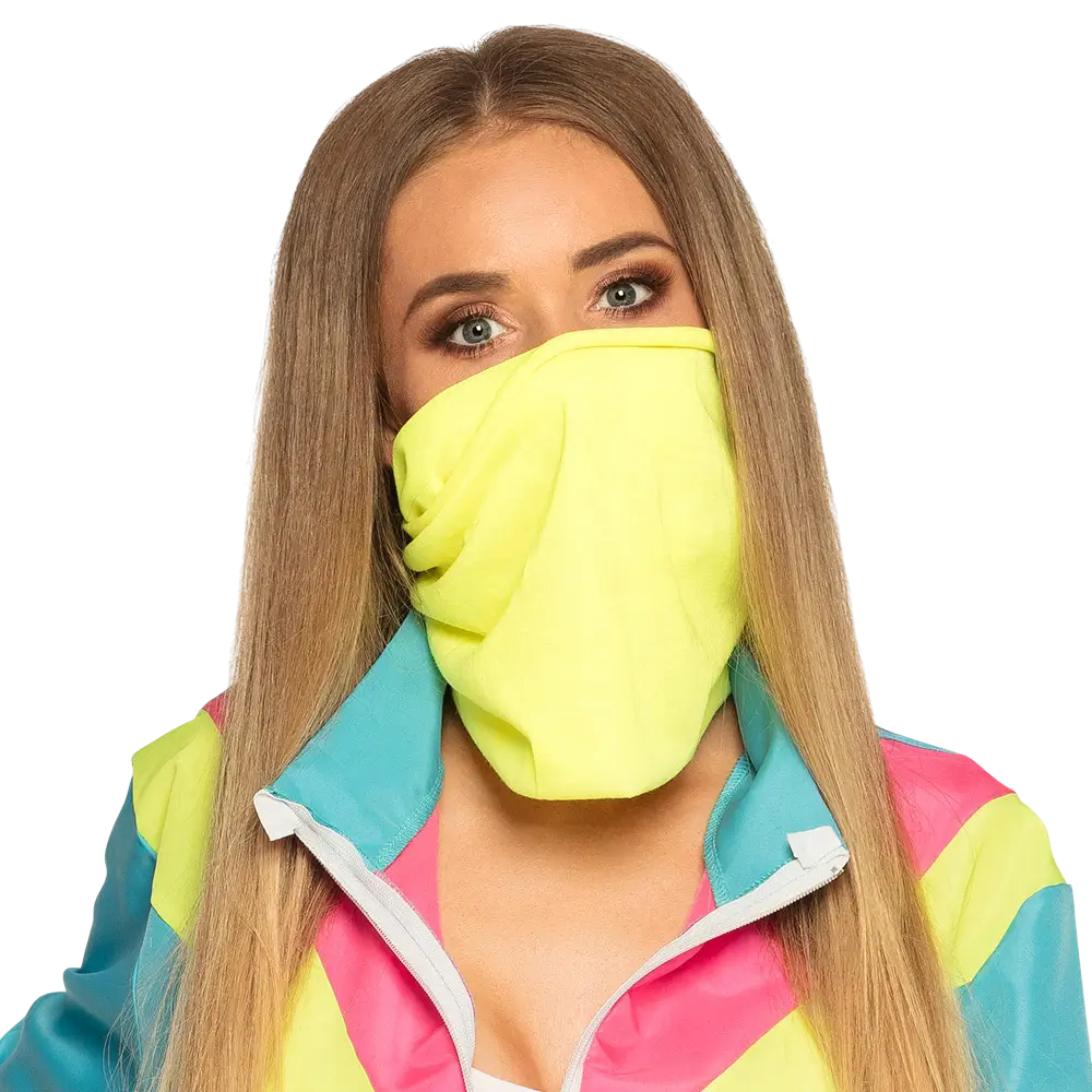 Dames neon blauw retro trainingspak - S