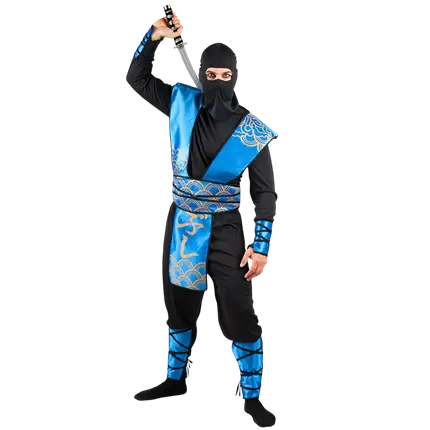 Volwassenen blauw wolk ninja kostuum - 50/52