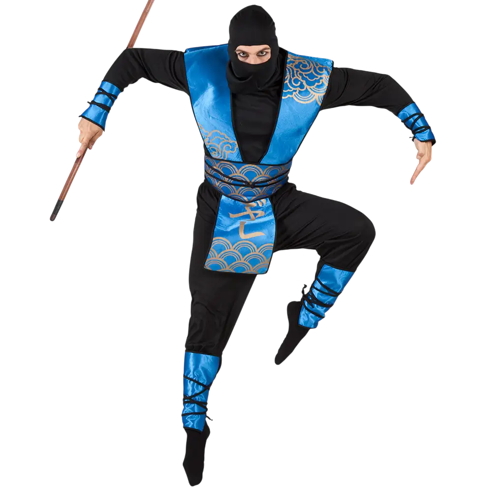 Blauwe Wolk Ninja vermomming volwassene - 54/56
