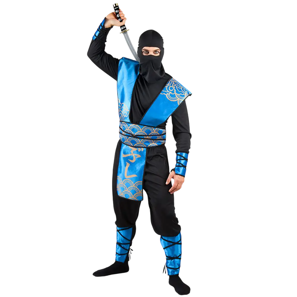 Blauwe Wolk Ninja vermomming volwassene - 54/56