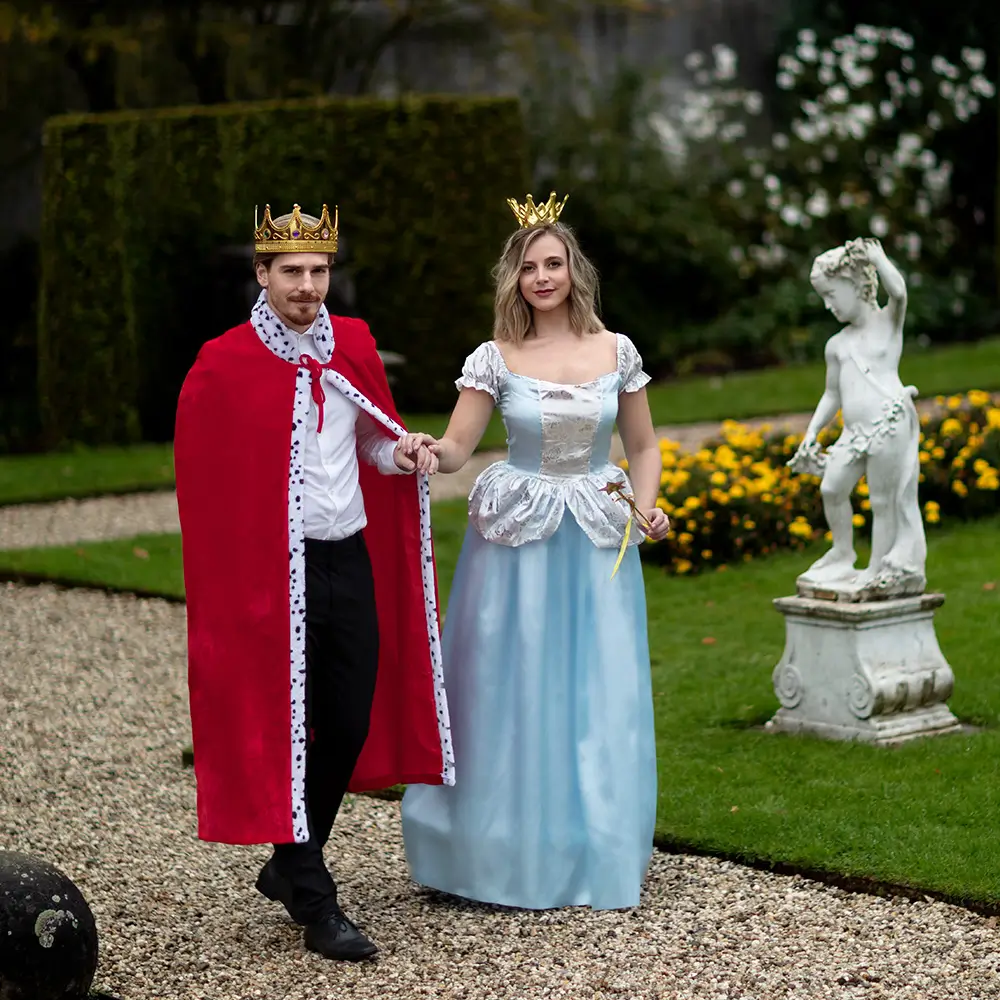 Verkleedjurk in lichtblauwe prinsessenjurk - 40/42