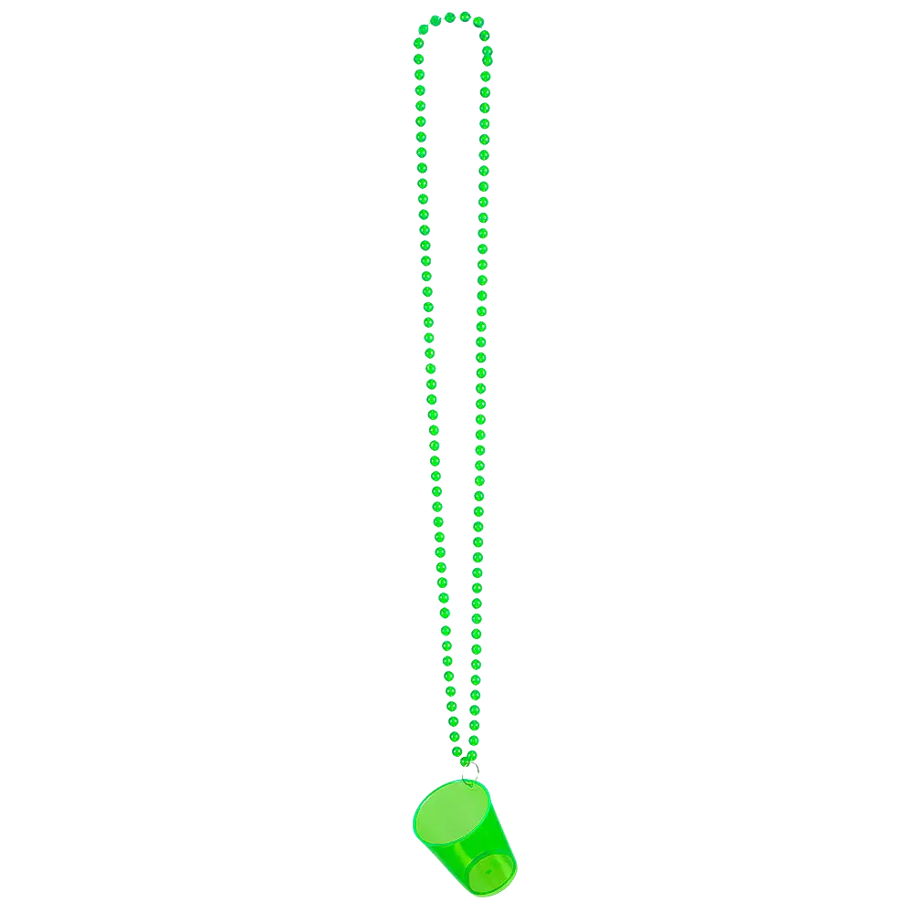 24 neon borrelglas kettingen