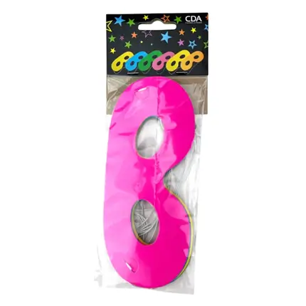 6 FLUO COLOR kartonnen wolven