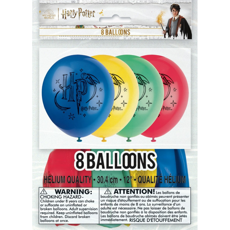8 latex ballonnen van Harry Potter