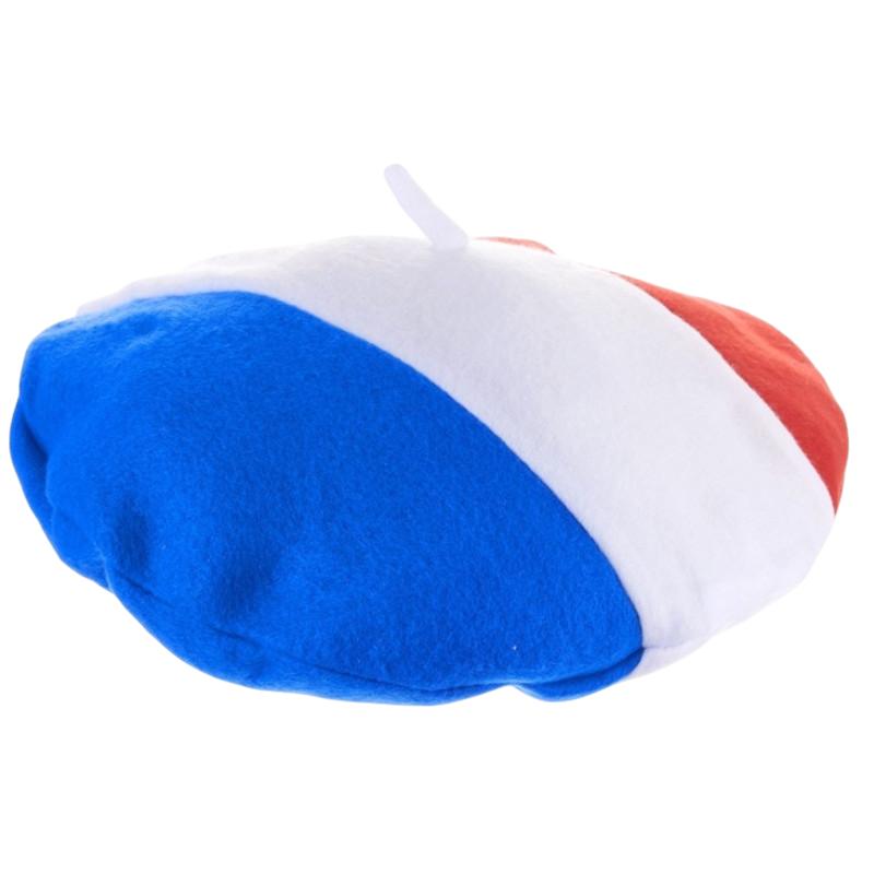 Frankrijk driekleur vilten baret