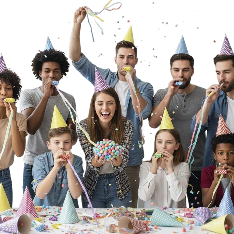 Oud & nieuw feestpakket voor 10 personen