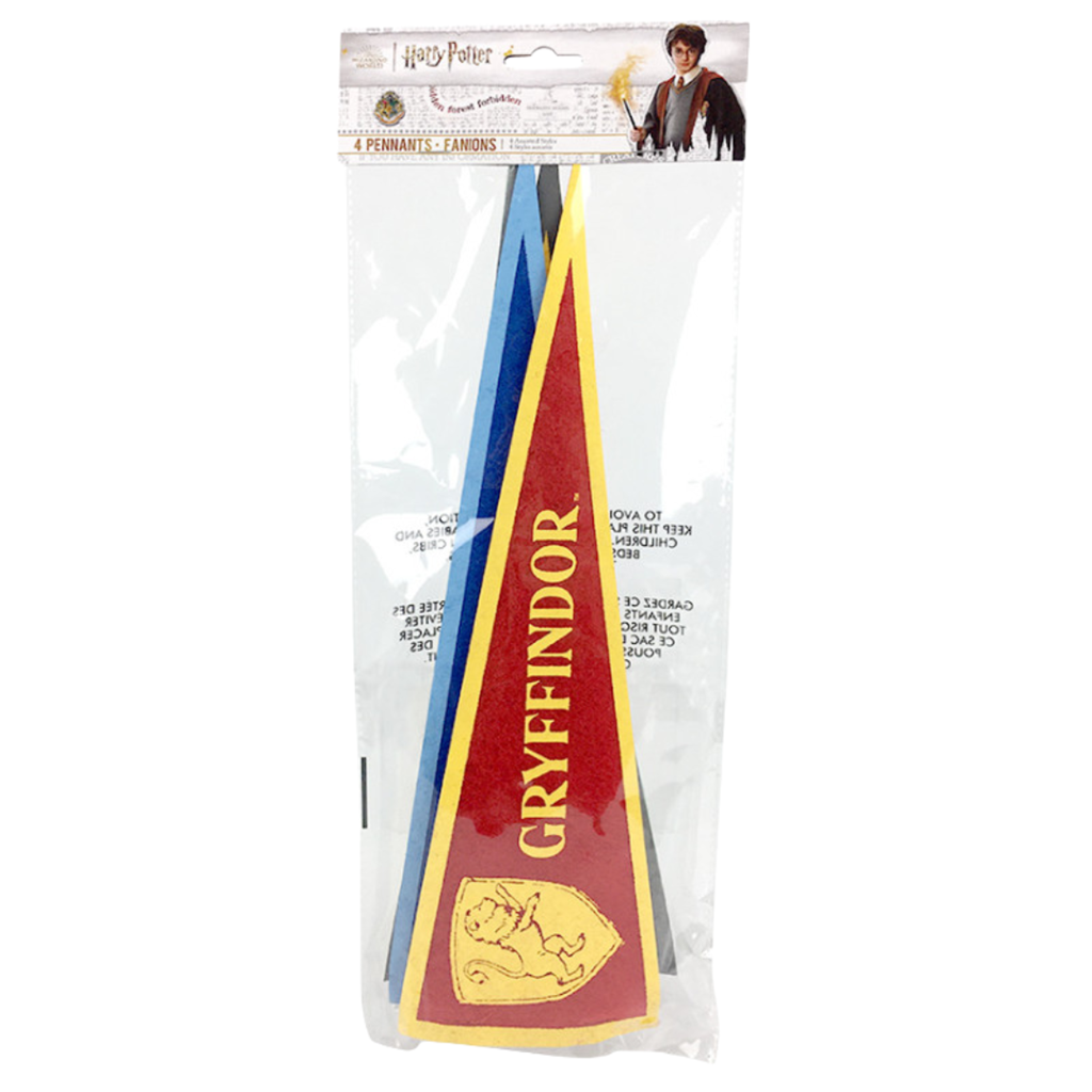 4 Harry Potter stoffen banners om op te hangen