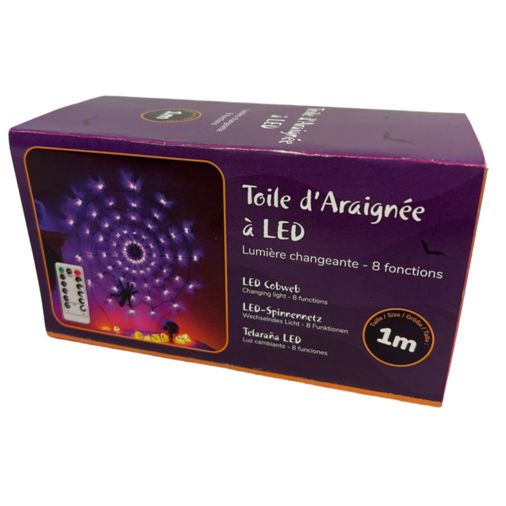 1m LED scherm + 1 spin 34 cm wissellichten (batterijdoos)