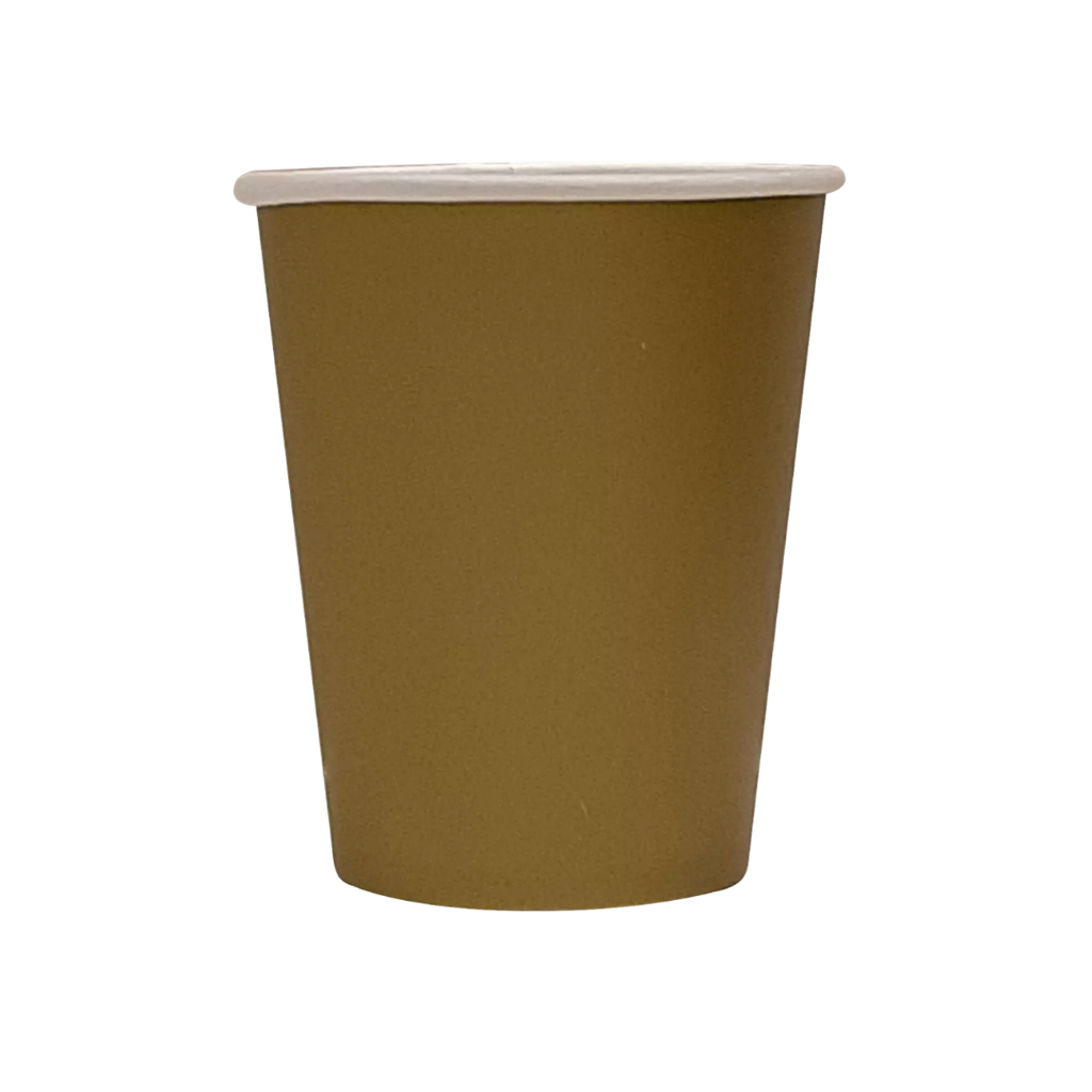 25 gouden kartonnen bekers - 20 CL