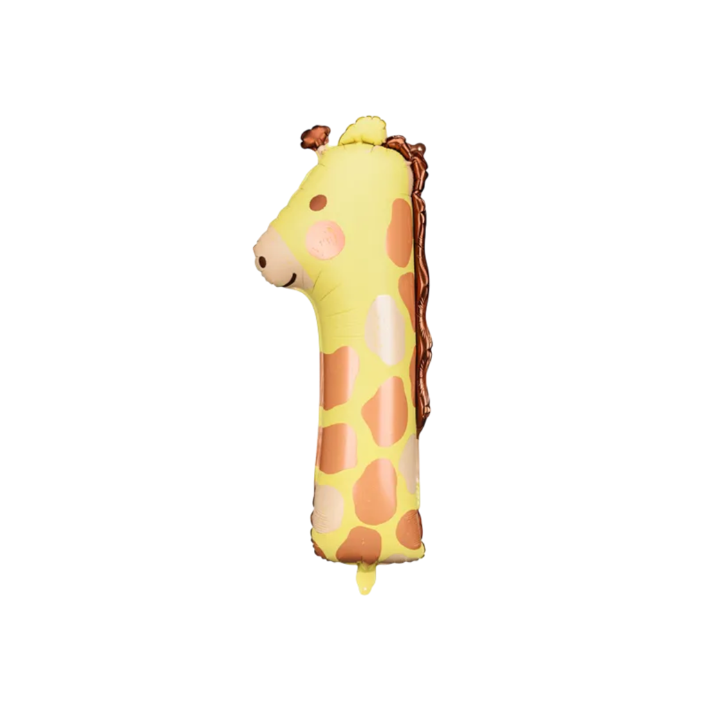 Aluminium giraffenbal nummer 1