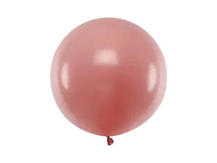 60 cm ronde ballon, wild pastelroze