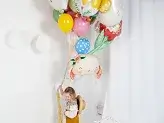 Brebis aluminium ballon, 87 x 57,5 cm