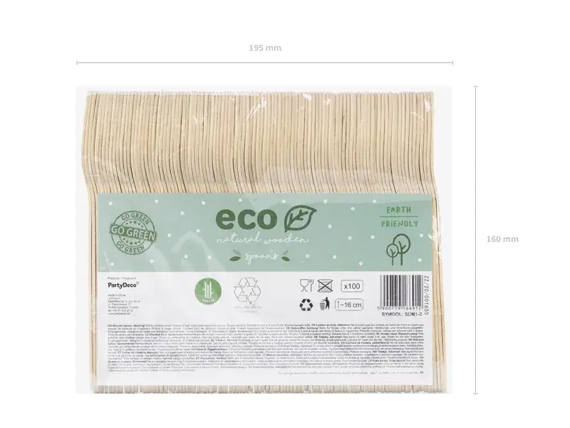 100 houten lepels