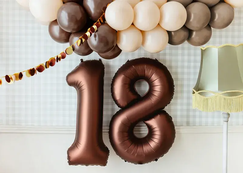 50 cappucino latex ballonnen