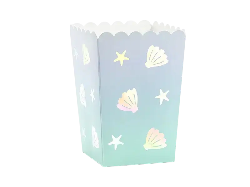 6 potten schelpenpopcorn