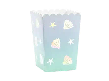 6 potten schelpenpopcorn