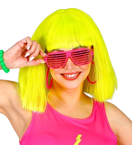 Fluorescerend roze shutterbril