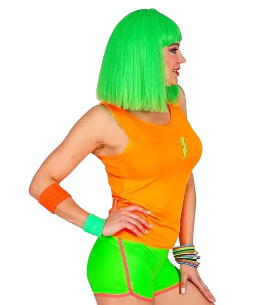 Neongroene shorts