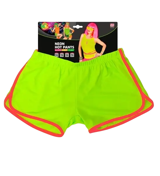 Neongroene shorts